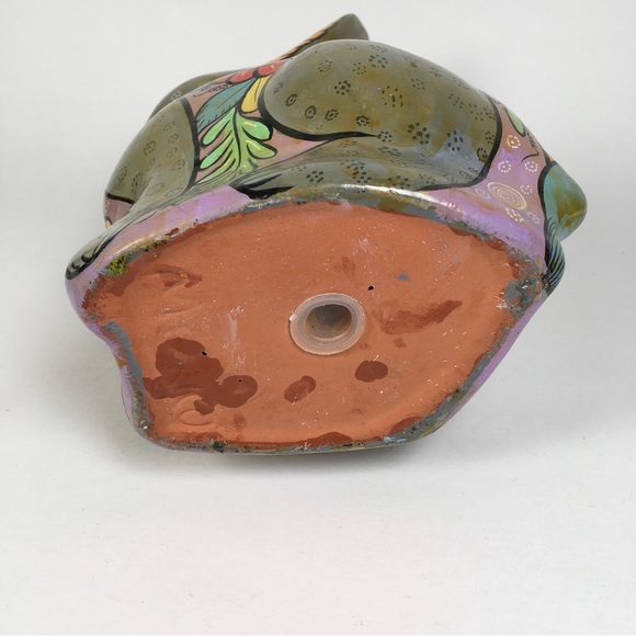 Mexican Pottery Bank Bunny Rabbit Boho Terracotta - Picture 6 of 6